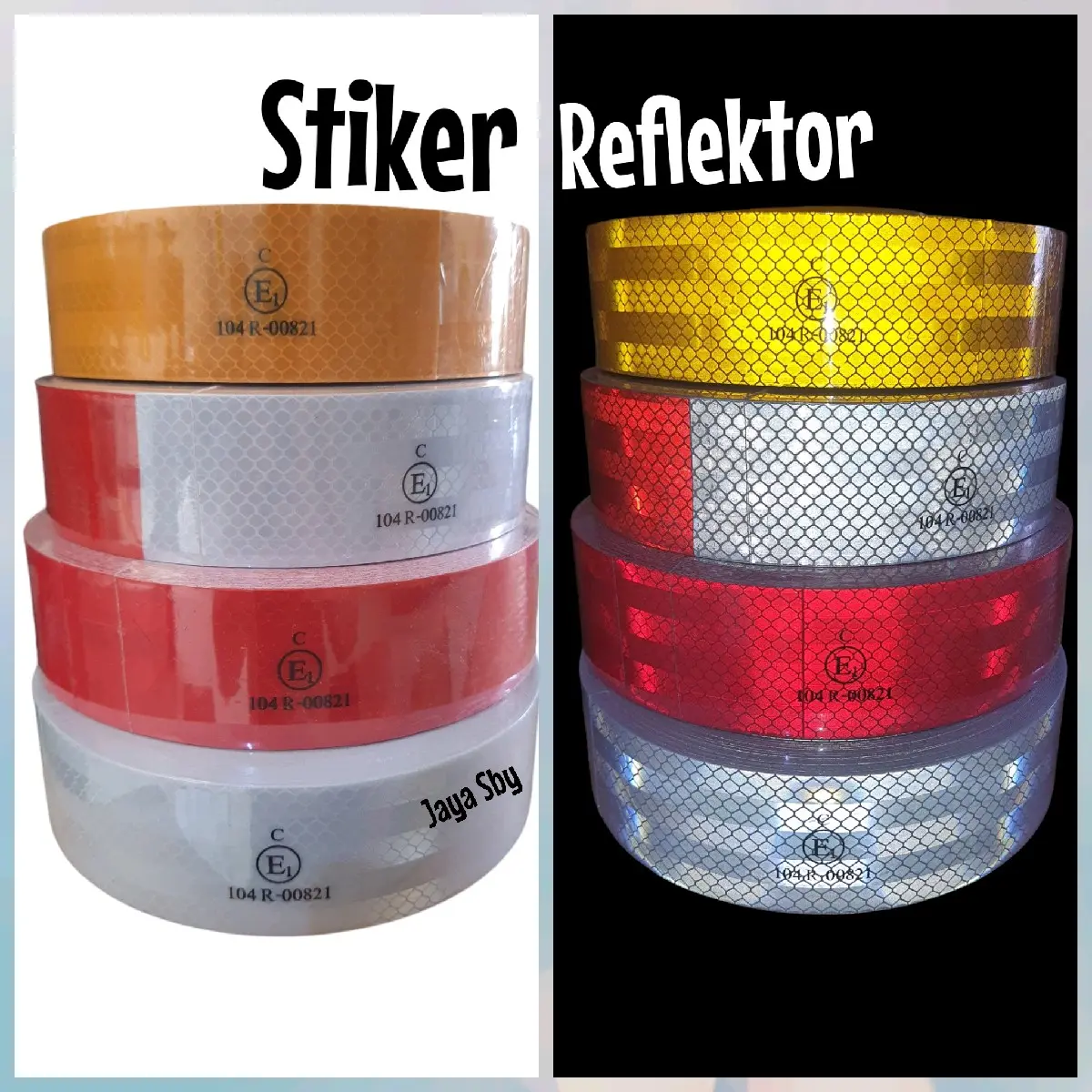 1METER STIKER REFLEKTOR CE104R KIRR MOBIL 5CM X 1METER