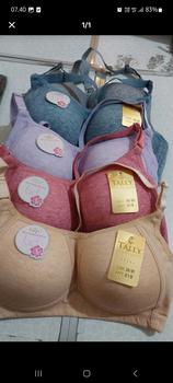 Product Review of Tally Bra Bh 019 | Tanpa Kawat | Busa Tipis | Cup C | Full Cup | Size 36-42 | Kait 3 | Bahan Katun Halus from E**u 0
