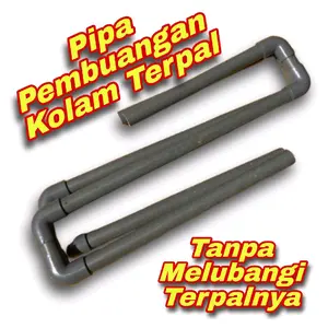 Pipa Pembuangan Kolam Terpal Efektif Tanpa Melubangi Terpal Ukuran 50cm dan 1Meter Tahan Lama Mudah Dipasang Pipa Pembuangan Kolam Terpal Efektif Tanpa Melubangi Terpal Ukuran 50cm dan 1Meter Tahan Lama Mudah Dipasang
