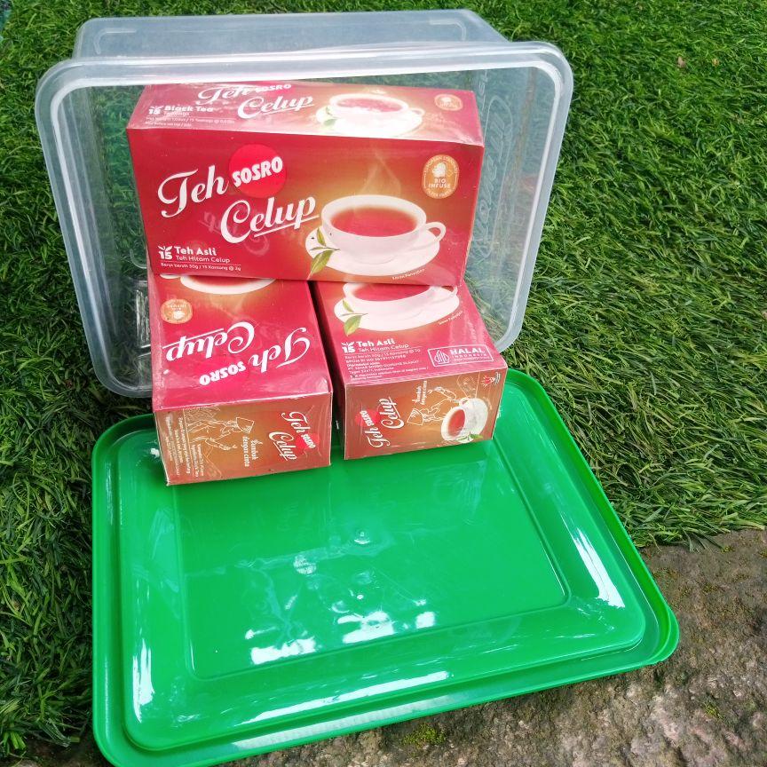 DANDANG Teh Celup Asli 2 Pak @ 25 Kantong GRATIS Canester Rasa Khas Nikmat & Praktis untuk Relaksasi Tubuh Cocok untuk Anda yang Sibuk Herbal Gula