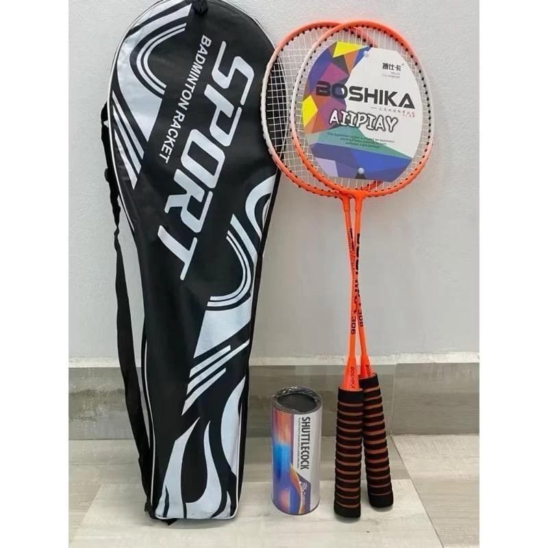 Combo Bộ 2 Vợt Cầu Lông Hàng Bền Đẹp Có Đệm Mút Tay Siêu Nhẹ,Shop Giao Màu Ngẫu