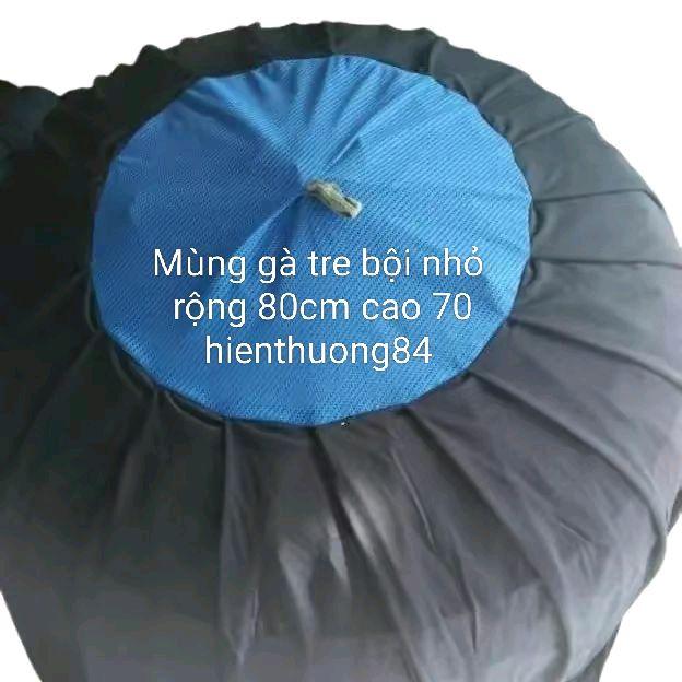  Mùng Gà Tre Bội Nhỏ Rộng 80cm Cao 70cm Chống Muỗi Chống Gió Màu Ngẫu Nhiên 
