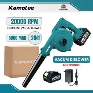 Kamolee - Mesin Blower | Peniup Debu Elektrik 2In1 | Vacum Blower Baterai Portable