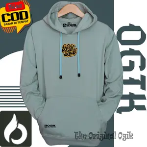Ogik Solid Basic Pullover Hoodie Mint