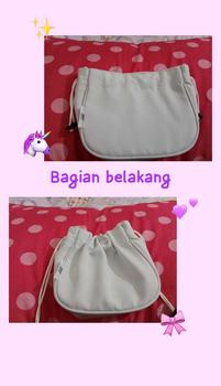 Product Review of Villya Slingbag & Shoulder bag/ Tas Mini Serut Tas Kanvas Canvas Tas Bahu Tas Selempang Wanita from m**🍅 1