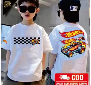 [BEST SELLER 1] KAOS ANAK LAKI LAKI MOTIV DISTRO KEREN MOTIV  HOT WELLS / ATASAN KAOS ANAK LAKI LAKI USIA 2-11 TAHUN MOTIV MOBIL BALAP / PAKAIAN KAOS ANAK LAKI LAKI PEREMPUAN