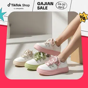 Zealo Sepatu Import Korea Lisa 243 Chunky Tali Besar Korea Pastel Import Premium Wanita Size 36-40 Outsole Karet Anti Licin Nyaman - Shoes