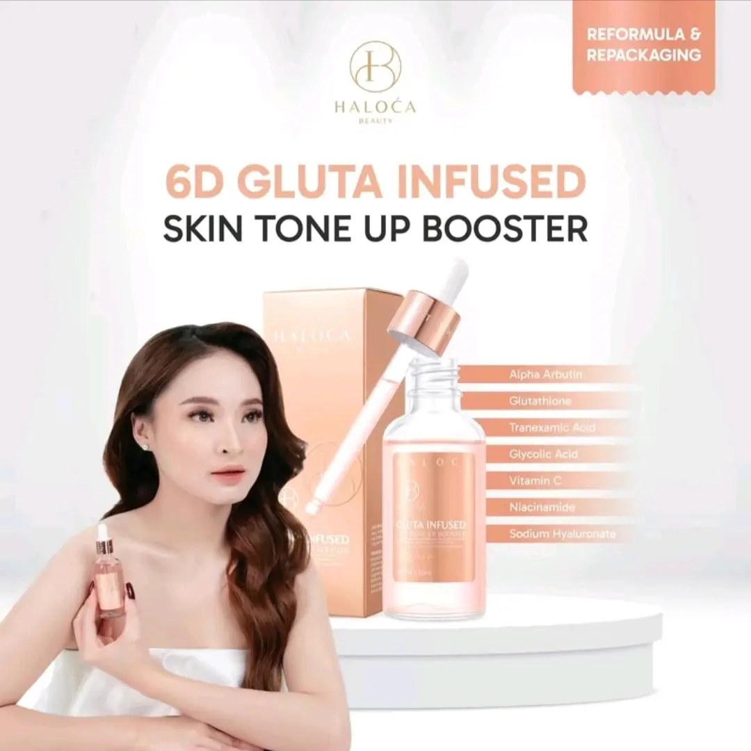 new formula [HALOCA BEAUTY] New formula,Gluta Infused Skin Toneup Booster Pencerah