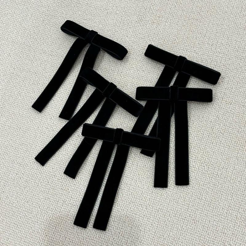 Nơ nhung cài áo tiểu thư 10x13