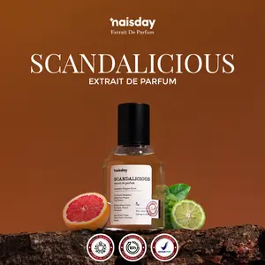 NAISDAY Scandalicious Parfum Tahan Lama – Extrait de Parfum Bergamot Grapefruit Cocok Untuk Pria 30ml