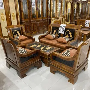 Kursi Tamu semut kayu jati Elegan Minimalis Asli Dari Jepara