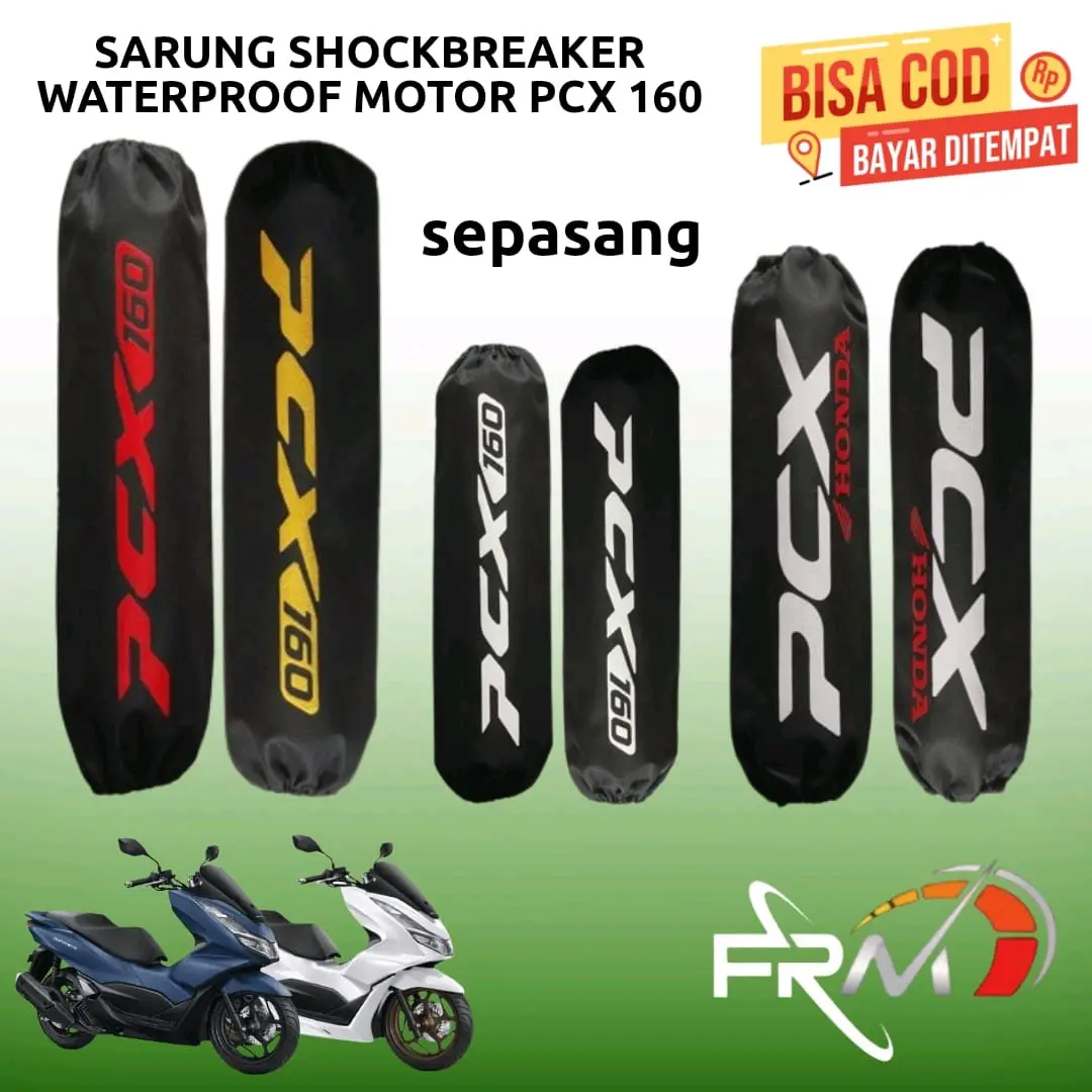 SEPASANG SARUNG SHOCKBREKER WATERPROOF MOTOR PCX 160 Motorcycle