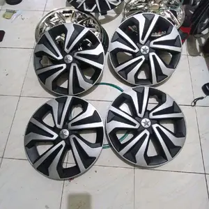 wheel dop velg mobil agya ayla ring 13 hitam silver