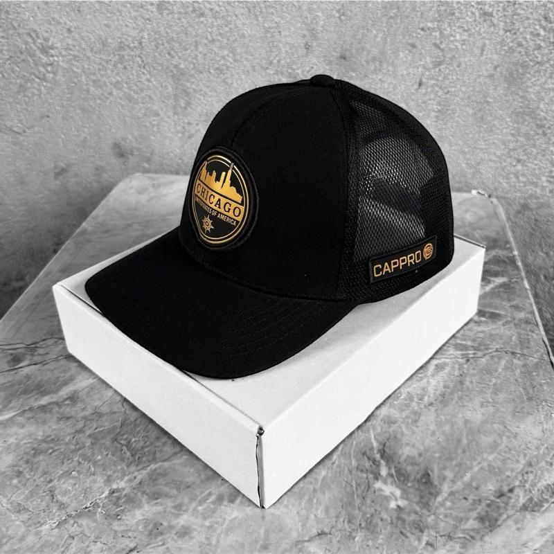  Mũ Chicago logo tròn mũ lưỡi trai thời trang nam nữ hoạ tiết Chicago phối lưới thiết kế trẻ trung đơn giản nhưng không kém phần sang trọng dành cho cả nam và nữ vòng đầu 54cm - 59cm tuỳ chỉnh 