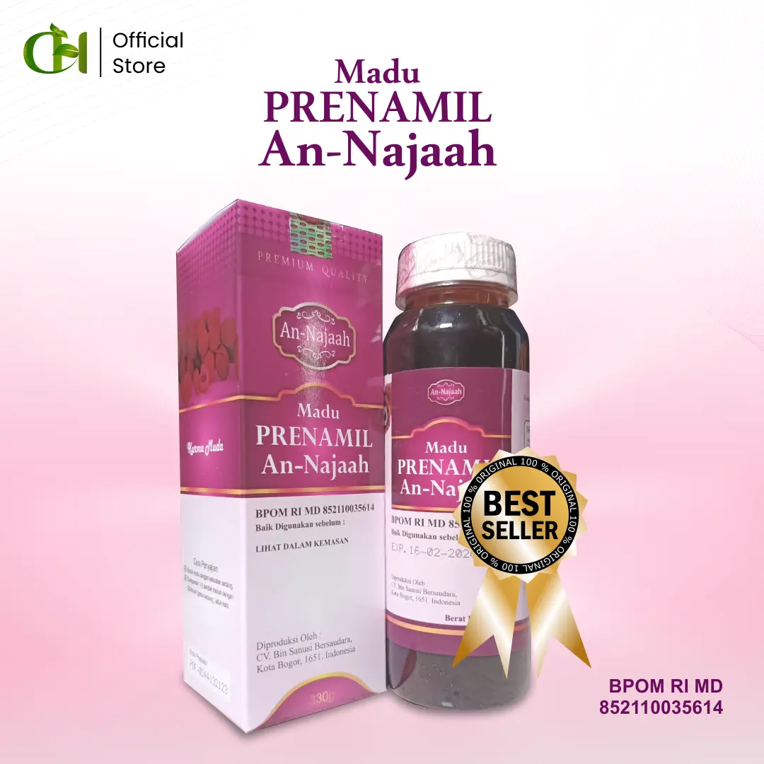 Suplemen Herbal Prenamil Madu An Najaah Program Kehamilan Ibu Pelancar