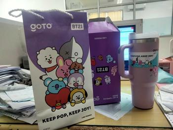 Product Review of Goto [COD] K-Joy X BT21 Tumbler Tahan Dingin Panas Botol Tempat Minum Aesthetic 1.2L from D**i S**a M**n 2