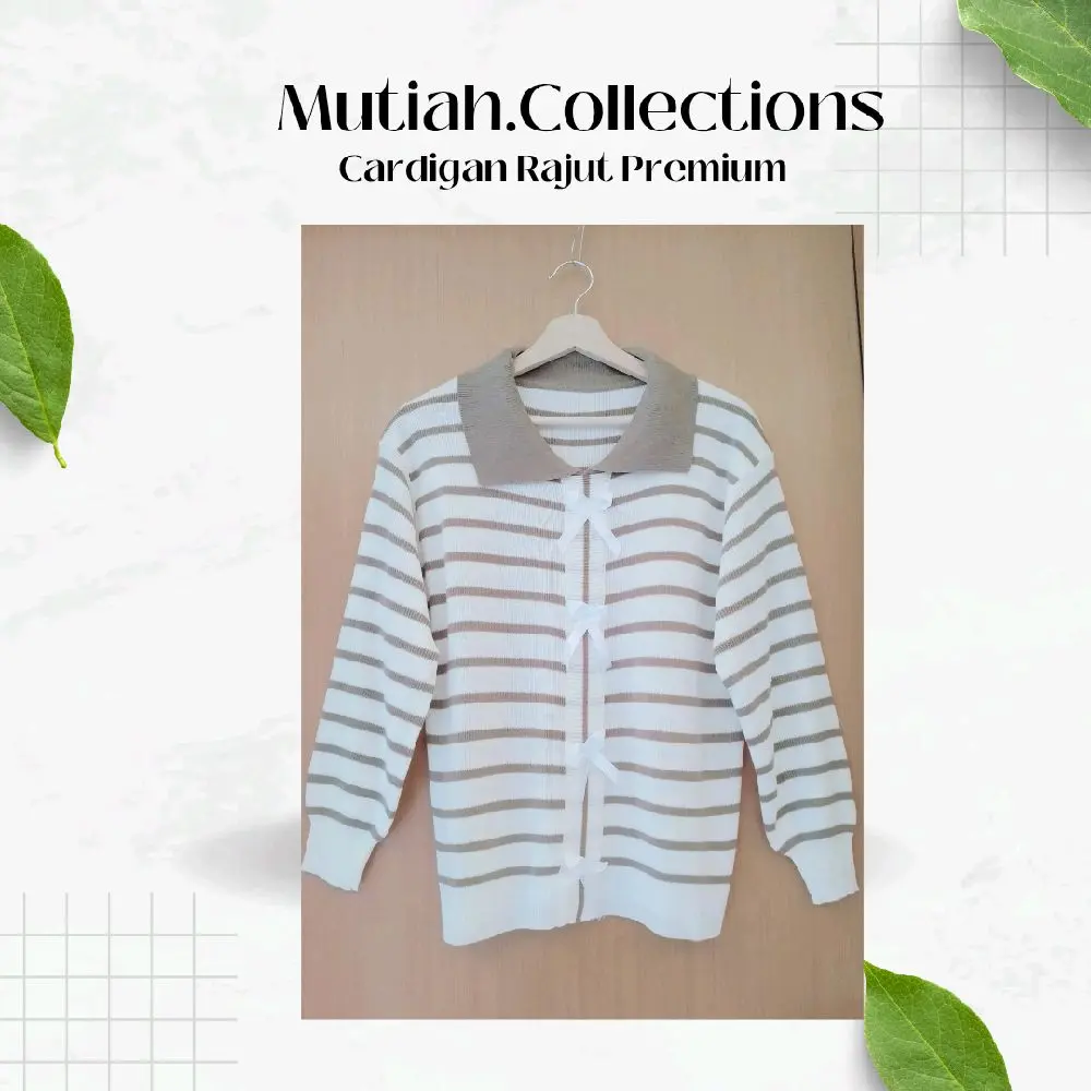 MC/ Cardigan Rajut Premium atasan blouse wanita kekinian top rajut non busui
