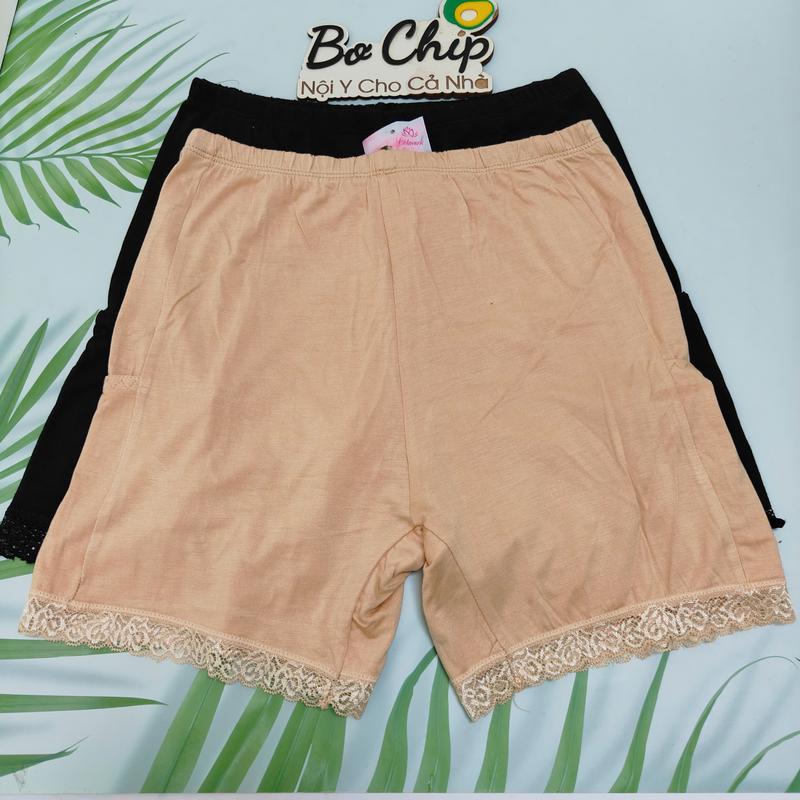 Quần Đùi Mặc Trong Váy Bigsize Loại 1 Có Túi 60-85kg Chất Cotton Co Giãn Mịn Mát Quần Bảo Hộ Mặc Váy Nữ- Đồ Lót Bơ Chip