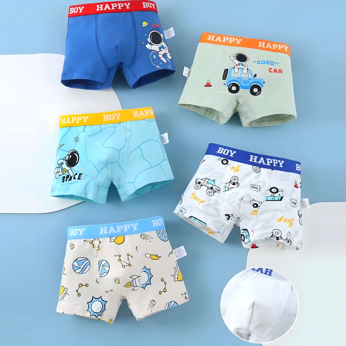 Celana Dalam Anak Laki Laki 12 Pcs Import Boxer Anak Laki Laki 2-14 Tahun Celana Dalam Anak Cowok 1 Lusin #110