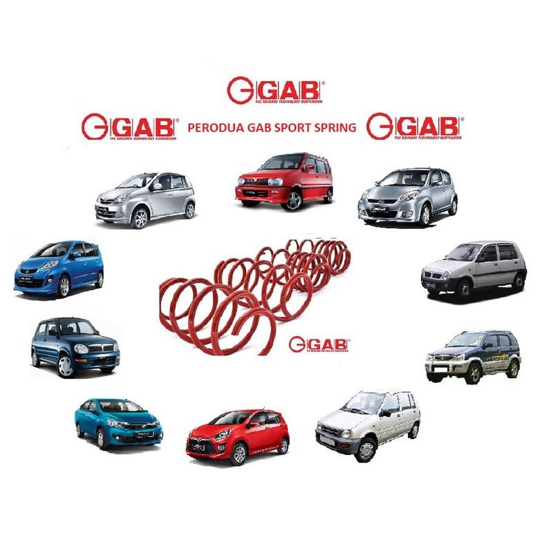 Original GAB SPORT SPRING (PERODUA) / MYVI / AXIA / BEZZA / ALZA / VIVA ...