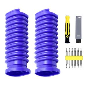 ダイソン 掃除機 パーツ交換用蛇腹ホース ダイソンV8 Slim V12 Digital Slim SV18ソフトローラクリーニングヘッドと互換性がある,ダイソン掃除機交換部品,ドライバセット1本、クリーニングブラシ1本が付属