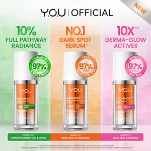YOU Radiance Series 377+577 Radiance Up Spotless Brightening Radiance Glow Illuminating Radiance Plus Acne Brightening Serum kulit sensitif  Dark Spot  Dark Spot Anti-Acne Niacinamide Serum Mencerahkan Wajah Kusam