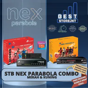 Receiver Parabola Dan Set Top Box Nex Parabola Combo (DVB S2 & DVB T2)