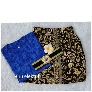 Setelan Kebaya sofia rok mini dan obi kebaya modern