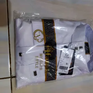 COD Jubah Suja SlimFit Warna Polos Original by HAMDA Katun Polos Panjang Lengan Manset Kancing Snap Gamis Pria Dewasa Muslim