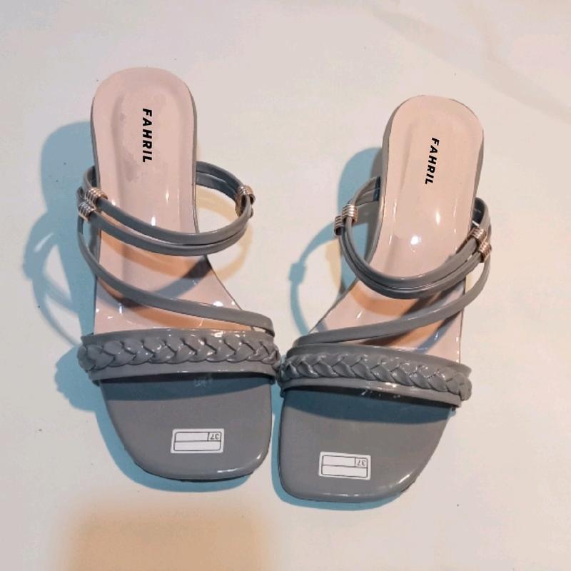 (ROSE) SENDAL WANITA MODEL KEPANG TALI / SENDAL WANITA KOREA / HEELS WANITA HAK TAHU 5 CM / SENDAL WANITA MODEL TERBARU / SENDAL UNTUK FORMAL KASUAL Sandal 2