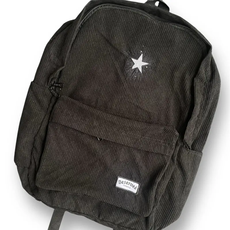 DESERVED-TAS RANSEL TAS SEKOLAH BACKPACK CORDUROY STARNOVA BAHAN KODUROY Wanita 0