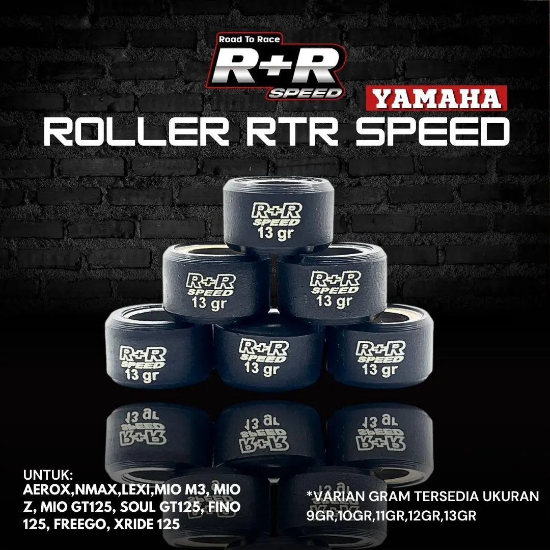 ROLLER RACING RTRSPEED NMAX, AEROX, LEXI, MIO M3, FINO FI 125, SOUL GT 125, MIO Z