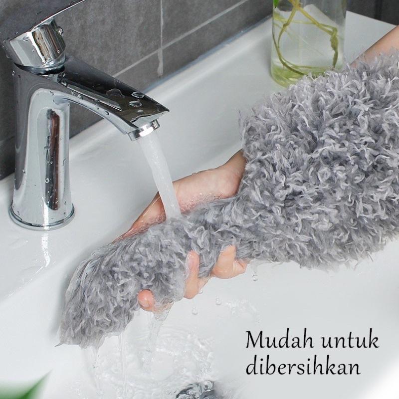 Kemoceng Microfiber 280cm Tarik Tekuk Panjang Alat Pembersih Langit-Langit Rumah/Alat Pembersih Rumah / Kemoceng Bulu Microfiber Gagang Panjang / Kemoceng Adjustable 7