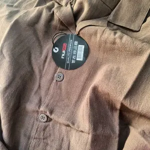 kemeja linen premium Over size cowok Pria Baju Atasan Casual Dewasa lengan pendek Santai Keren