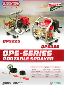 Mesin Jet Cleaner PROQUIP QPS225 2 4 Tak Cuci Steam Motor Mobil QPS435