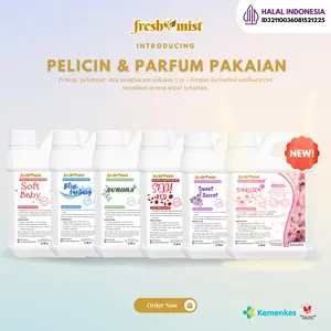 FreshMist 3in1 Pelicin Pelembut & Pewangi Pakaian Kemasan 1Liter Cairan