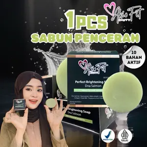 AKIOFIT BIUTY Sabun pemutih badan dan wajah Mencerahkan Memutihkan