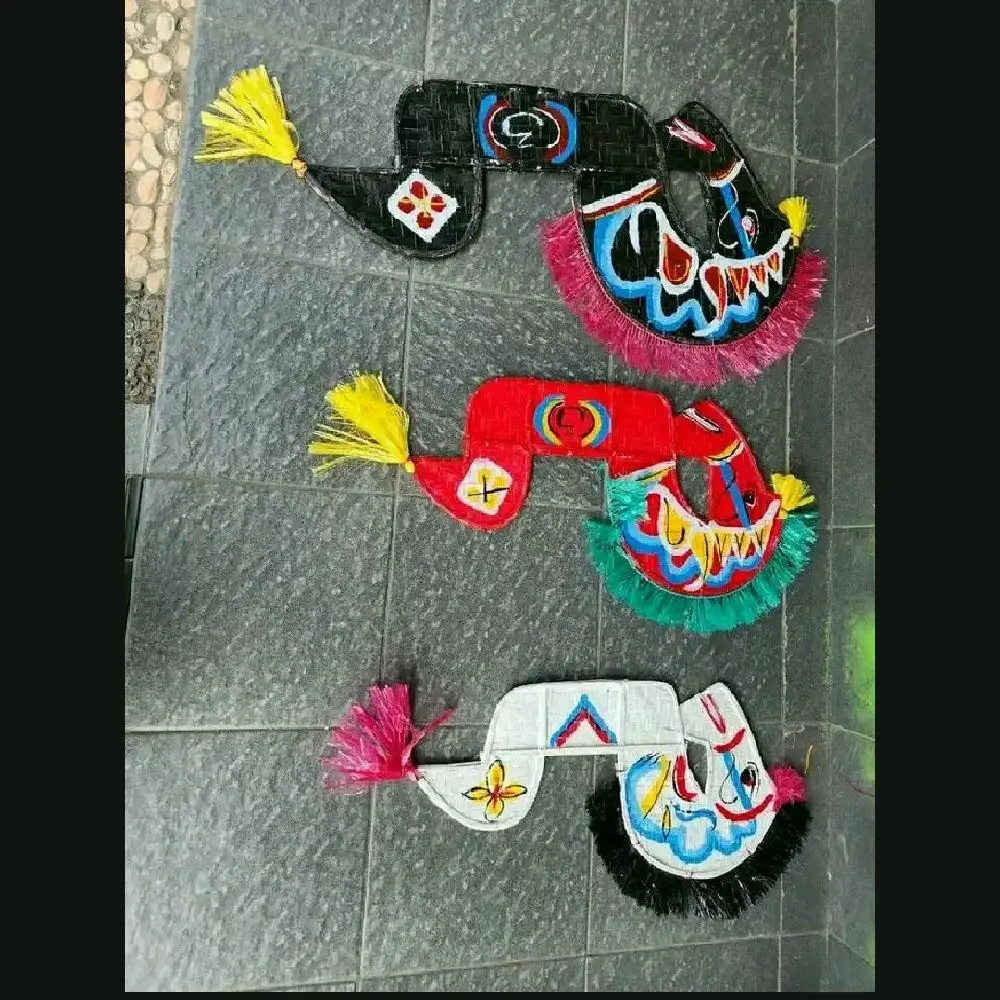 kuda kepang bambu dan kain aman buat anak