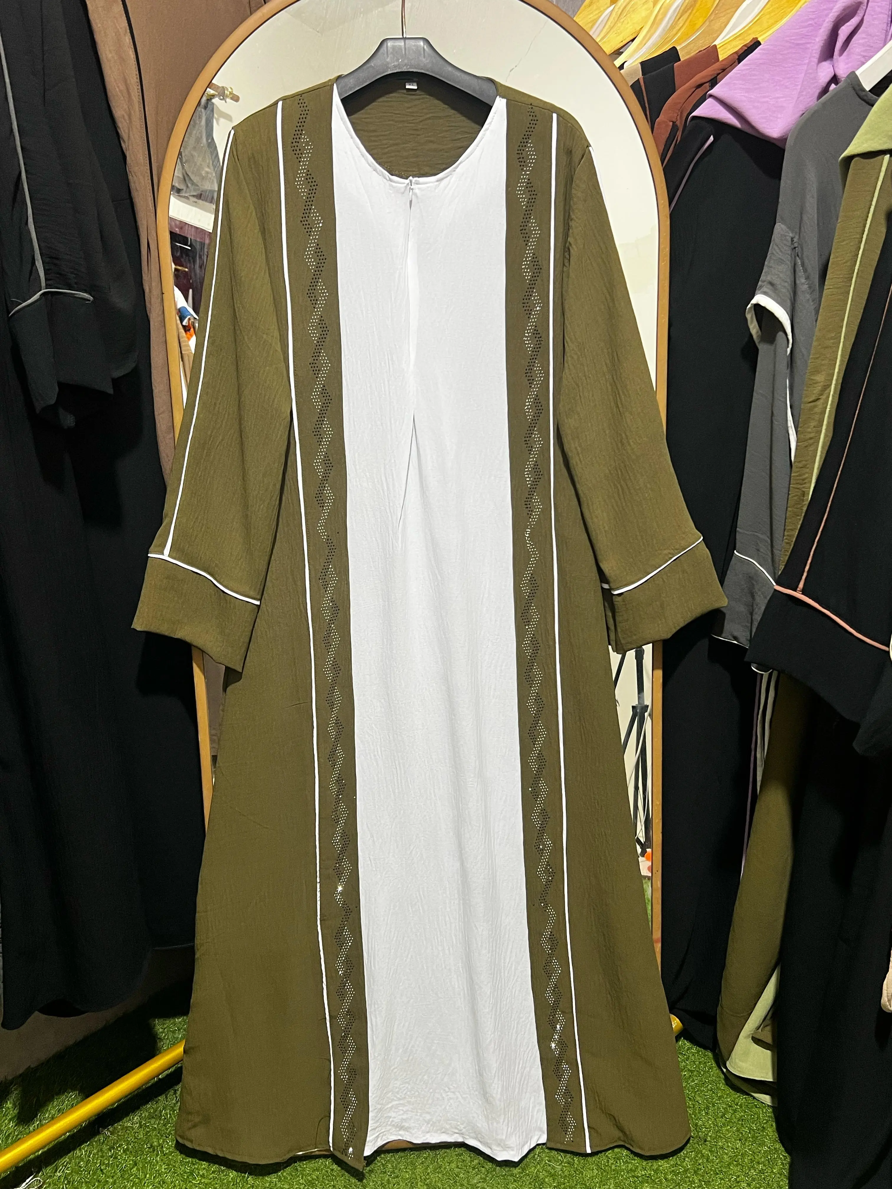Dania Gamis Abaya Dua Warna Maxi Syari Cringcle Airflow !