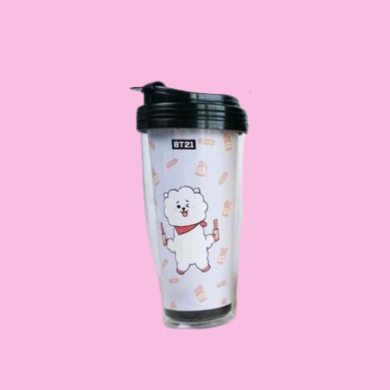 Tumbler insert paper BT21 free photocard 1