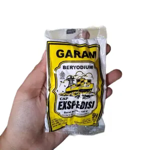 [isi 10pcs] Garam halus beryodium ekspedisi/kaptein random 100gr