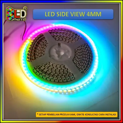 Led Side View WS2812B 31 watt Led Strip RGB DMX Smart Led Lebar 4mm kerapatan led 170 Led Permeter Lampu Rgb 3
