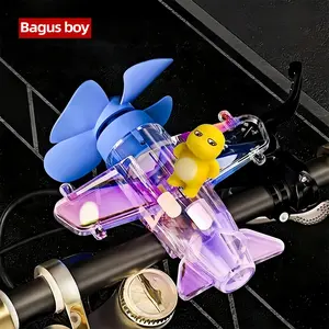 Pesawat Menyala Led Mobil Mainan 6 pcs Nailong Berputar Sepeda Motor Pembangkit Tenaga Angin Mobil Keychain Listrikpesawat Terbangkecil Bercahaya Ornamendekorasi Interiormobil Berwarna-Warni Ornamen Mobil Kendaraan Car Hadiah Toy Bergerak LED Miniatur