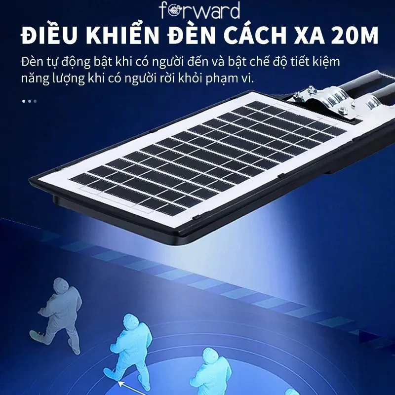 Đèn đường năng lượng mặt trời, 1800W, với cảm biến chuyển động, không thấm nước, đèn sân vườn năng lượng mặt trời, không cần điện và dây điện 7