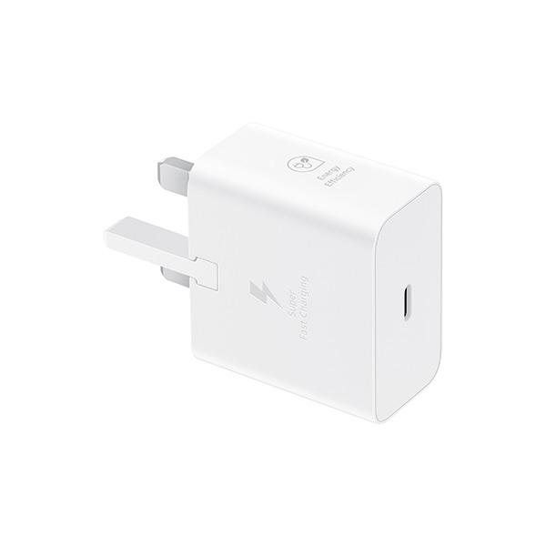Samsung 25W Super Fast Charging Power Adapter Without Cable | UK Plug Charger Adapter Type C 5