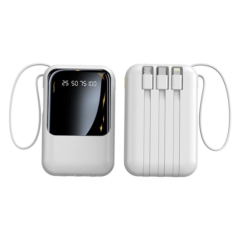Product Introduction of Bộ sạc dự phòng, 20000mAh, với 4 cổng sạc nhanh Nhỏ Gọn Dây đeo tiện lợi, miễn phí cáp sạc nhanh 1