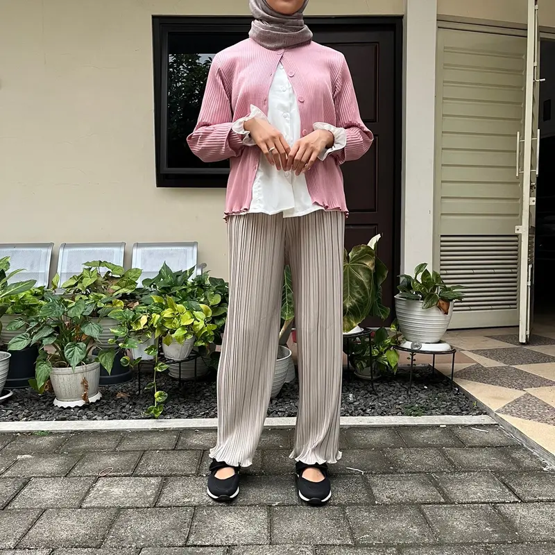 [milihbeau] Mom Daily Kulot - LP 100cm / celana bumil friendly celana kulot plisket centi premium nyaman 3