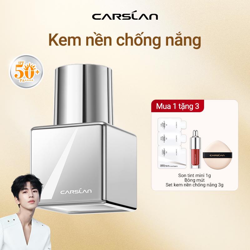 Kem Nền chống nắng Carslan White Magnet chống lem kháng nước SPF50+ PA++++ 30g