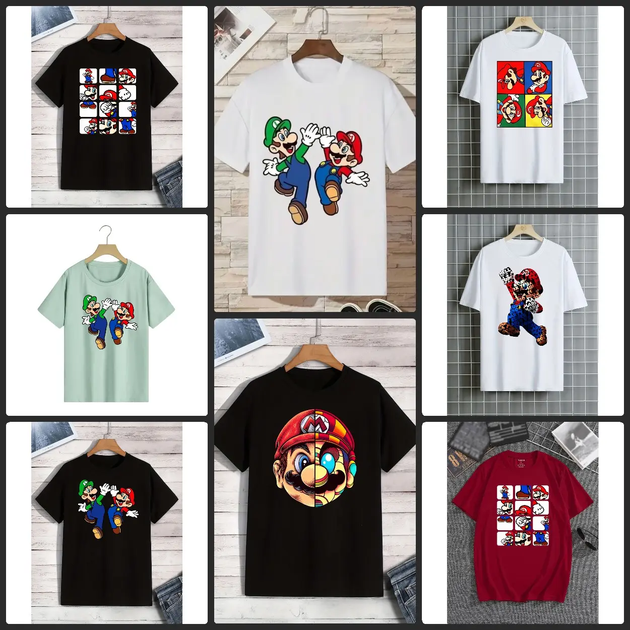 [MOTIF BARU]Kaos Cewek Cowok Keluarga Ayah Anak Ibu Vol3 Bahan Katun Lengan Pendek combed baju T-shirt Dewasa Merah Top Wanita Distro Panjang Atasan Oversize