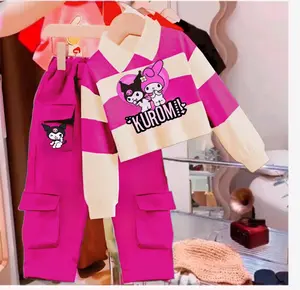 One set Anak Perempuan Viral Motif Kuromi - Pakaian Fashion Anak Usia 1_12 tahun